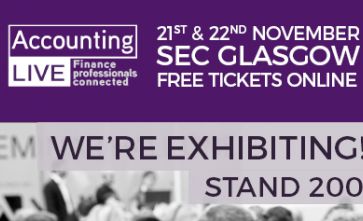 We're exhibiting at Accounting Live